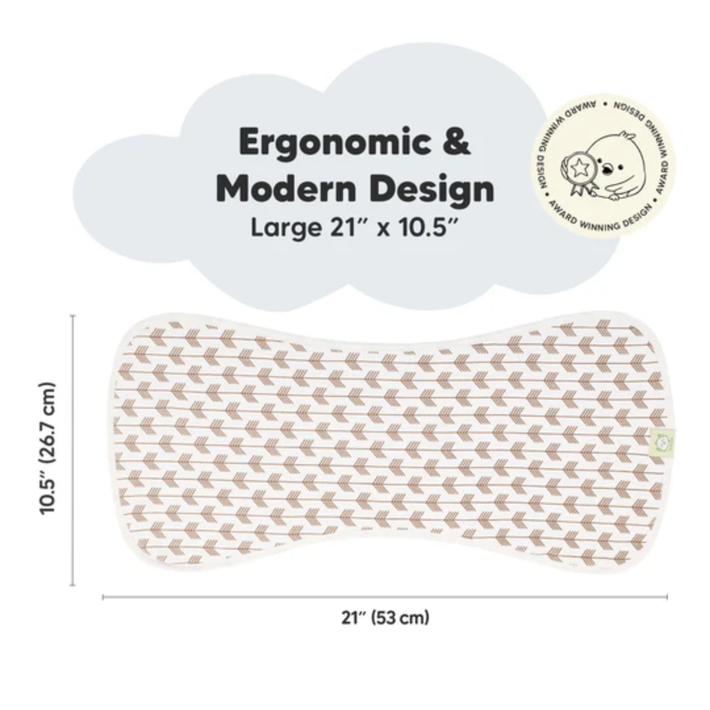 KEABABIES 5PK URBAN BURP CLOTHS-PINK DREAMS