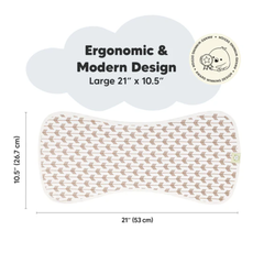 KEABABIES 5PK URBAN BURP CLOTHS-PINK DREAMS