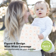 KEABABIES 5PK URBAN BURP CLOTHS-PINK DREAMS