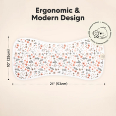 KEABABIES 5PK URBAN BURP CLOTHS-SWEET CHARM