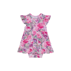 Posh Peanut Inc ELLERY-RUFFLED TWIRL BODYSUIT DRESS