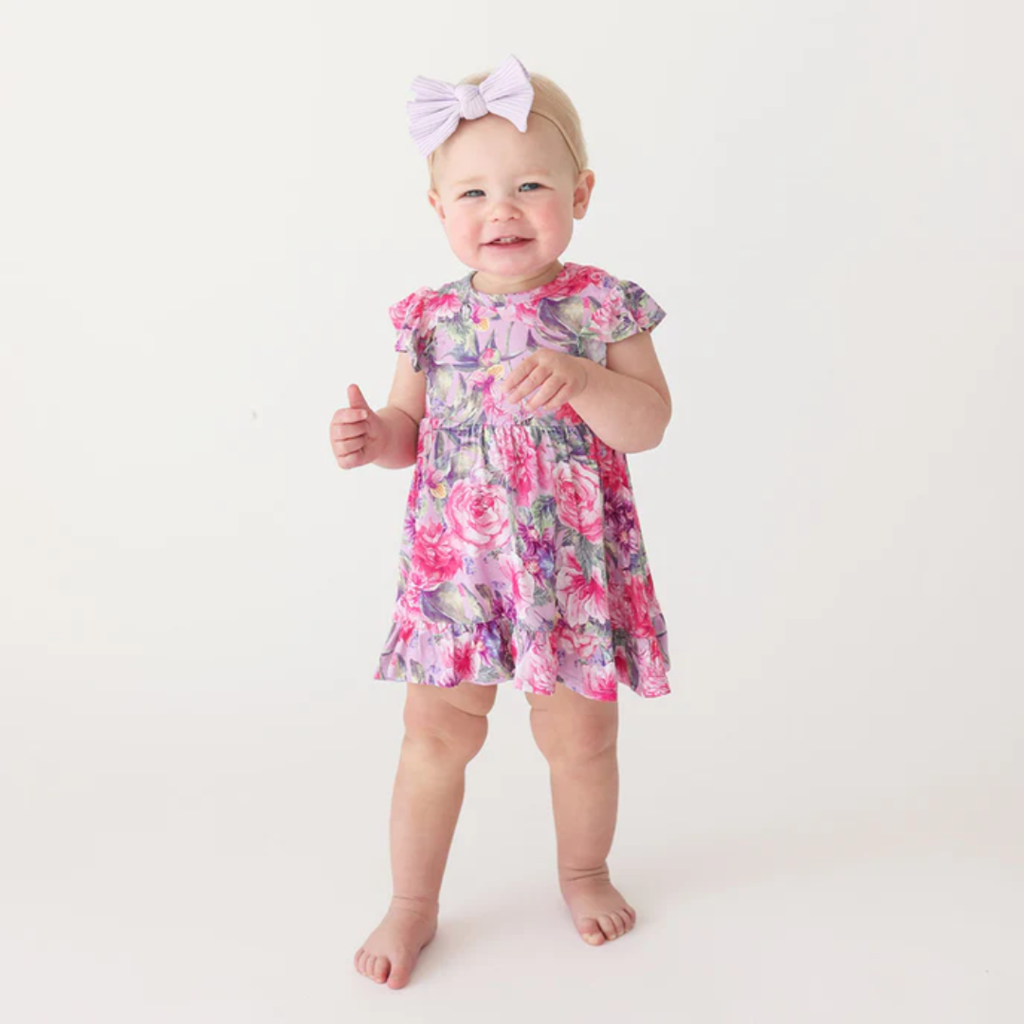 Posh Peanut Inc ELLERY-RUFFLED TWIRL BODYSUIT DRESS