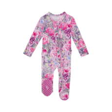 Posh Peanut Inc ELLERY-FOOTIE RUFFLED ZIPPERED ONE PIECE