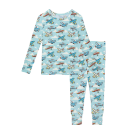 Posh Peanut Inc POSH PLANES-CLASSIC PAJAMA SET