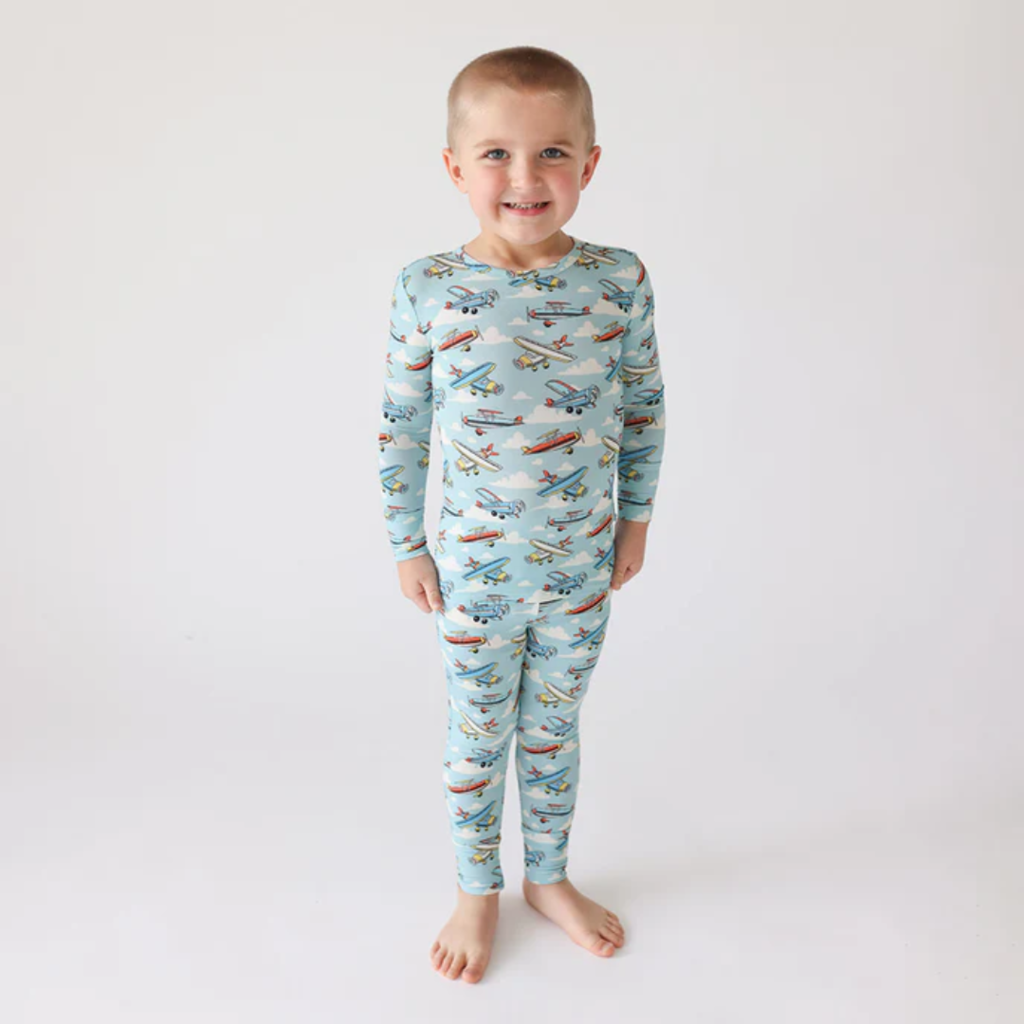 Posh Peanut Inc POSH PLANES-CLASSIC PAJAMA SET
