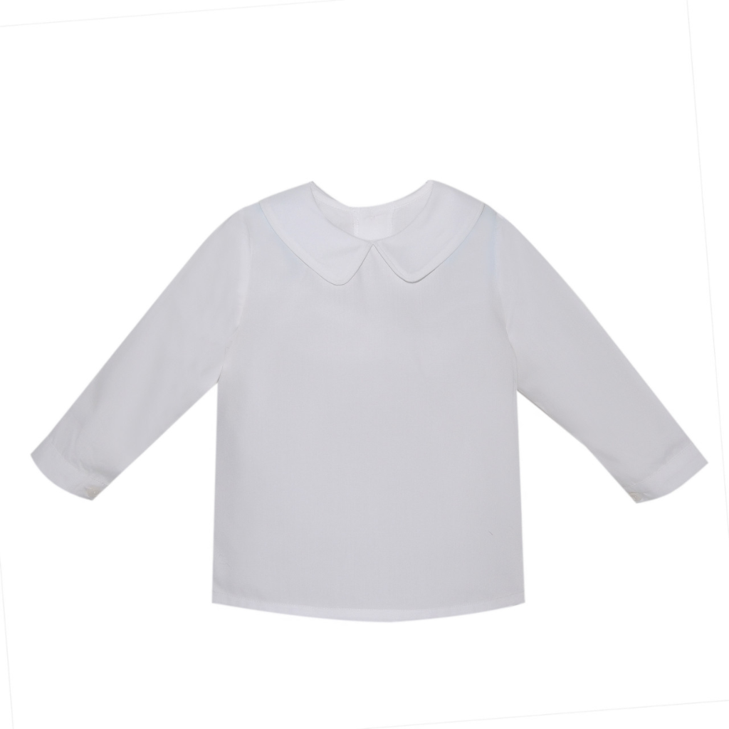 REMEMBER NGUYEN WHITE BOY LONG PIPED SHIRT