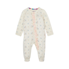 Magnetic  Me PENGUIN PINTS MODAL FOOTIE W/ RUFFLE