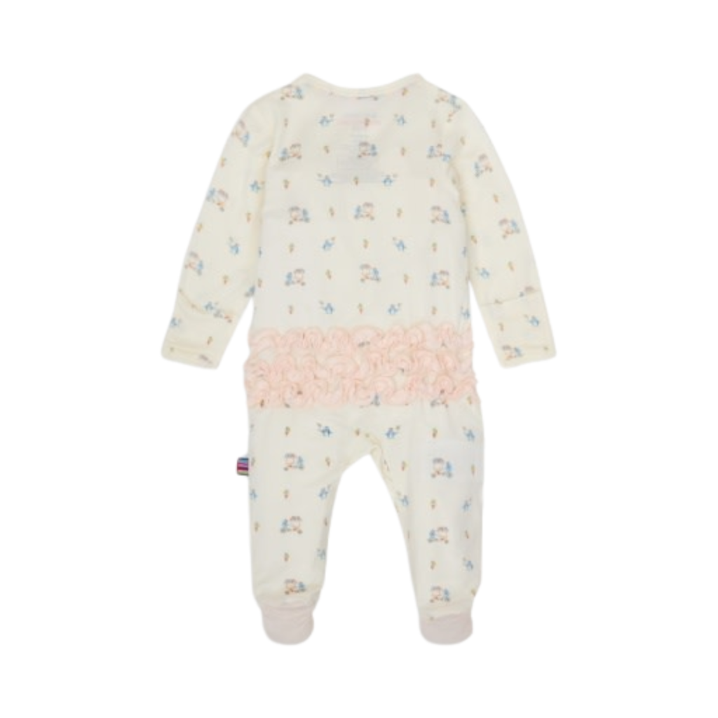 Magnetic  Me PENGUIN PINTS MODAL FOOTIE W/ RUFFLE