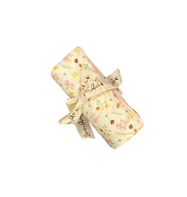 LUNA+ARLO BUGS AND BLOSSOMS SWADDLE BLANKET