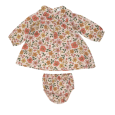ANGEL DEAR PETER PAN COLLAR DRESS AND DIAPER COVER
