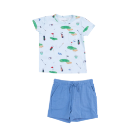 ANGEL DEAR Golf Things Crew Neck Tee And Short