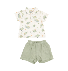 ANGEL DEAR Sea Turtles Polo Shirt and Short