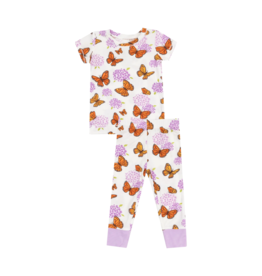 ANGEL DEAR Monarch Butterflies And Milkweed S/S Loungewear Set