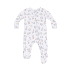 ANGEL DEAR Vintage Elephant ABC 2 Way Zipper Footie
