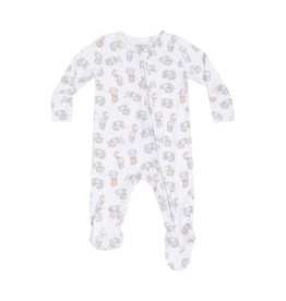 ANGEL DEAR Vintage Elephant ABC 2 Way Zipper Footie