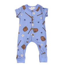 COZII SS BUTTON ROMPER