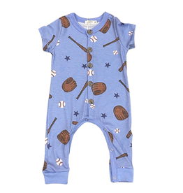 COZII SS BUTTON ROMPER