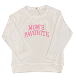 COZII LS CONTRAST CREW SWEAT MOM'S FAVORITE