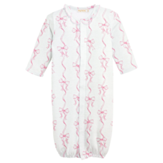 BABY CLUB CHIC coquette bows conv. gown w/ruffle