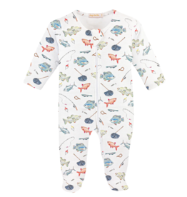BABY CLUB CHIC fishing day zipped footie