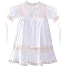 PHEONIX N REN WHITE HAZEL DRESS  - ECRU LACE