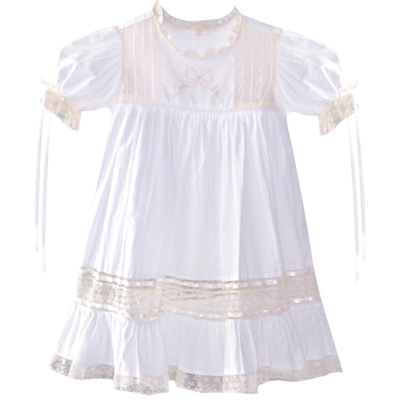 PHEONIX N REN WHITE HAZEL DRESS  - ECRU LACE