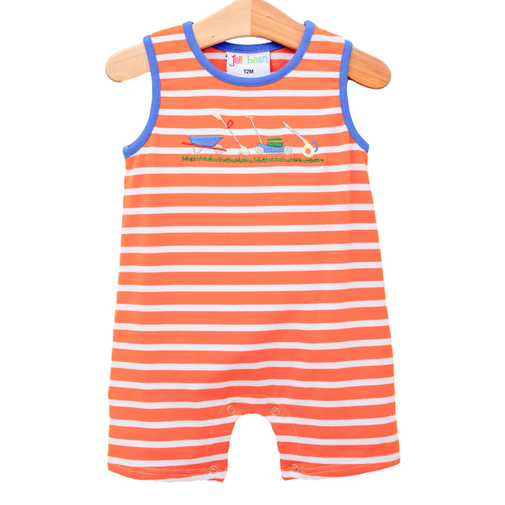 JELLY BEAN LAWN CARE CREW ROMPER
