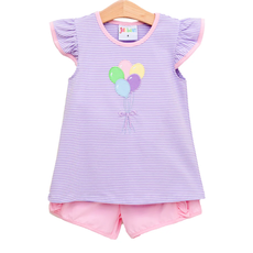 JELLY BEAN LET'S PARTY FLUTTER SHORT SET