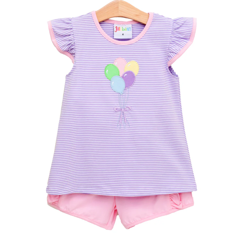 JELLY BEAN LET'S PARTY FLUTTER SHORT SET