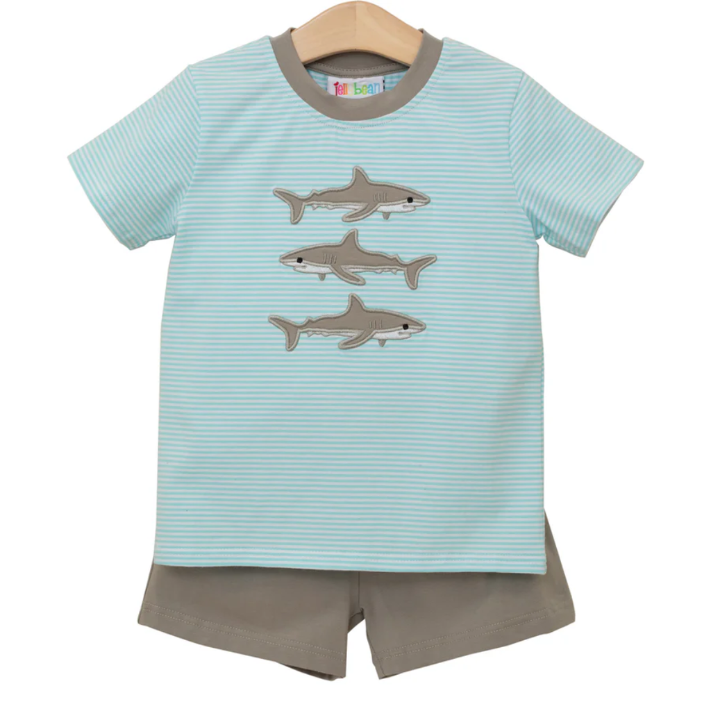 JELLY BEAN SHARK TRIO SHORT SET