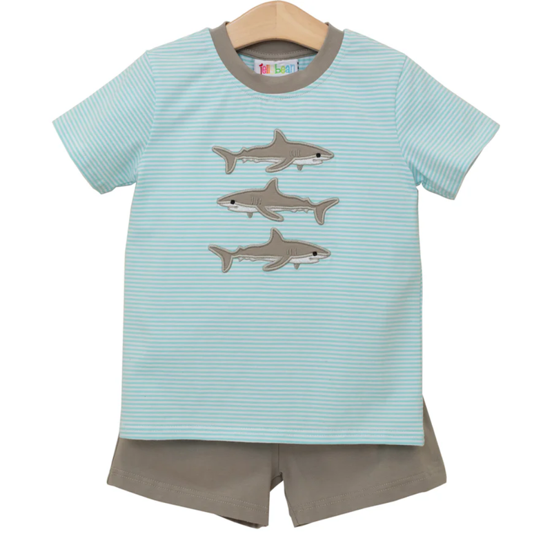 JELLY BEAN SHARK TRIO SHORT SET