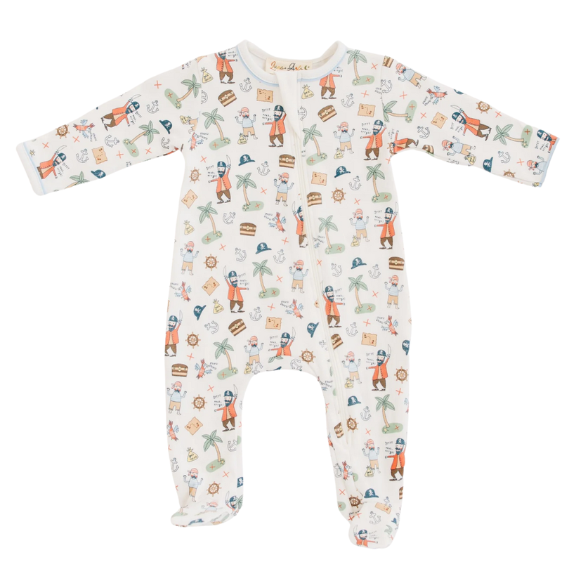 LUNA+ARLO YO, HO, HO! ZIPPER FOOTIE