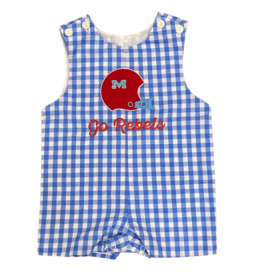 SOUTHERN SATURDAY HELMET APPLIQUE BLUE/RED SHORTALL