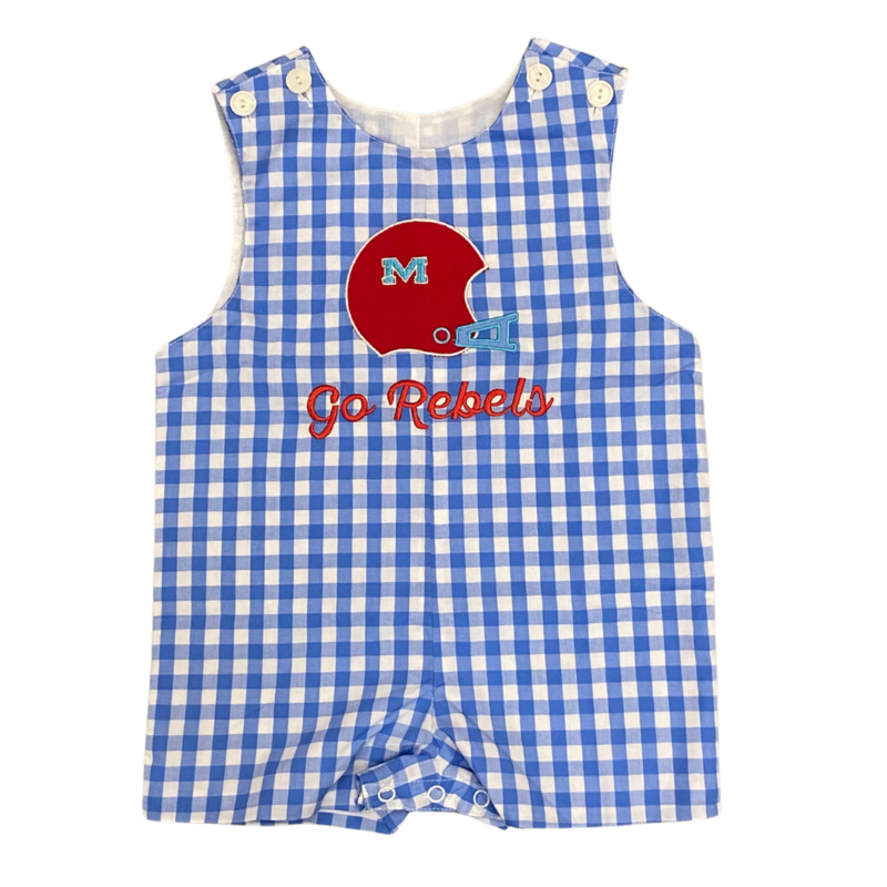 SOUTHERN SATURDAY HELMET APPLIQUE BLUE/RED SHORTALL