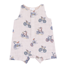 ANGEL DEAR Bikes Sleeveless Shortie Romper