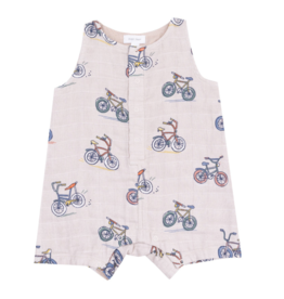 ANGEL DEAR Bikes Sleeveless Shortie Romper