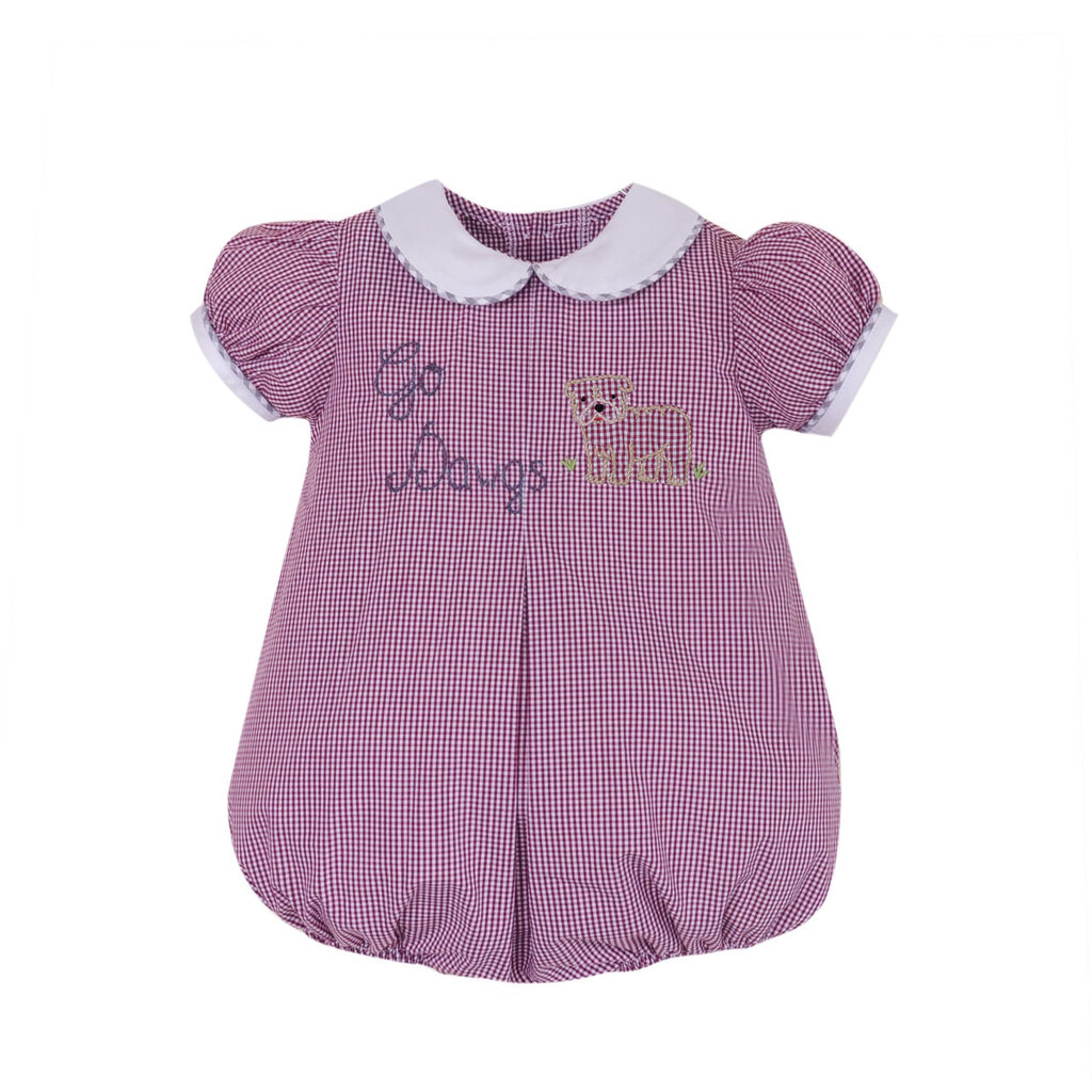 SOUTHERN SATURDAY BULLDOG MAROON/WHITE BUBBLE