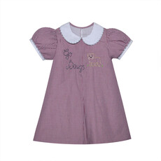 SOUTHERN SATURDAY BULLDOG MAROON/WHITE DRESS