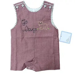 SOUTHERN SATURDAY BULLDOG MAROON/WHITE SHORTALL