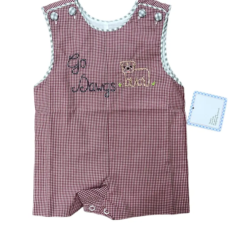 SOUTHERN SATURDAY BULLDOG MAROON/WHITE SHORTALL