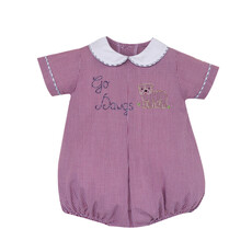 SOUTHERN SATURDAY BULLDOG MAROON/WHITE BUBBLE