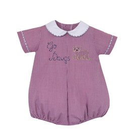 SOUTHERN SATURDAY BULLDOG MAROON/WHITE BUBBLE