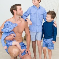 RuffleButts + RuggedButts Swim Trunks