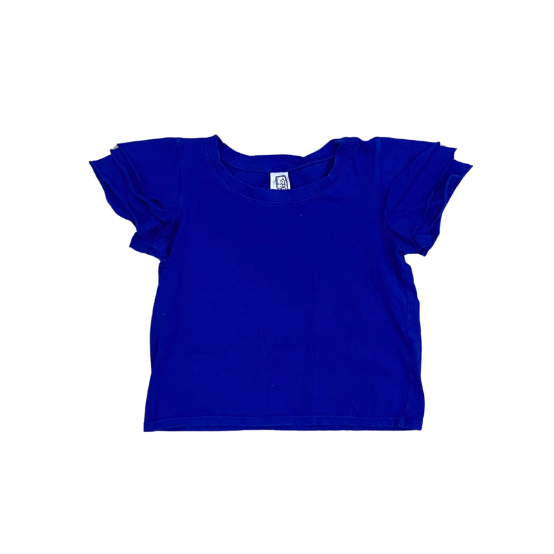 ERGE PIGMENT DYE RUFFLE TOP