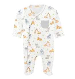 BABY CLUB CHIC jungle kids crossed footie