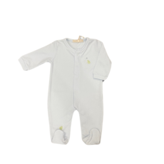 BABY CLUB CHIC baby frogs - footie w/ piping trim