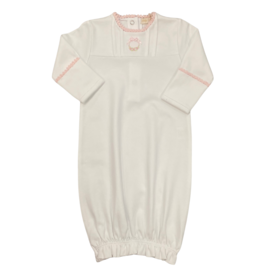 BABY CLUB CHIC bows & roses gown w/crochet trim