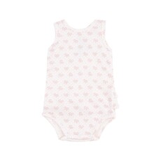 ANGEL DEAR Vintage Mini Bows Ruffle Tank Bubble