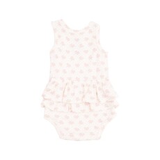 ANGEL DEAR Vintage Mini Bows Ruffle Tank Bubble