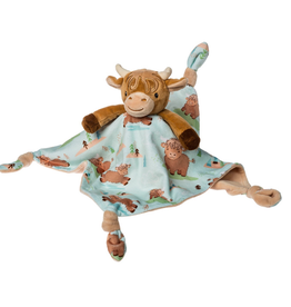MARY MEYER HETTY HIGHLAND COW CHARACTER BLANKET